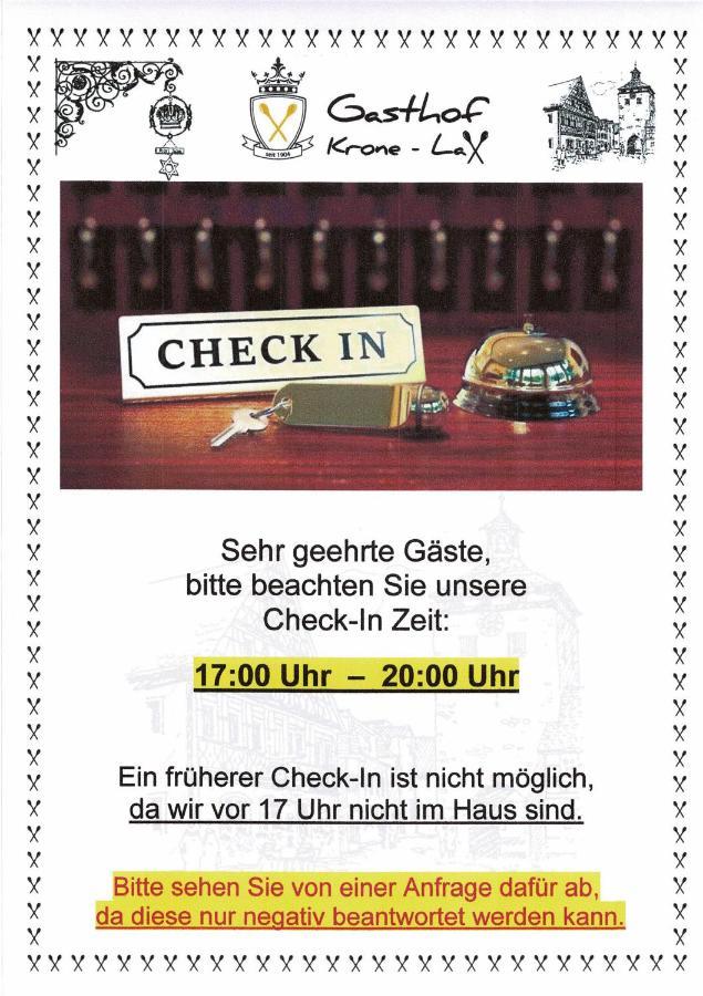 Hotel-Gasthof Krone-Lax Scheinfeld Eksteriør billede