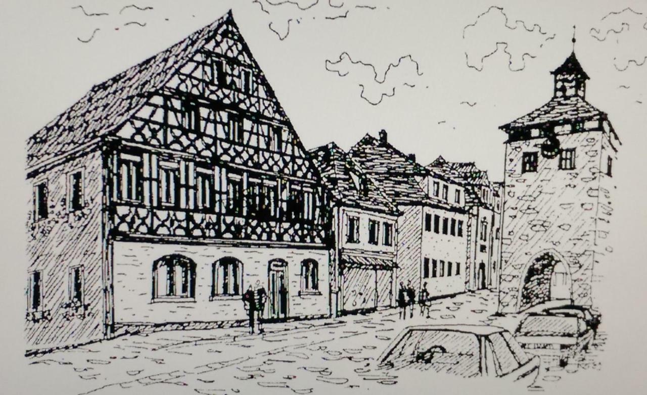 Hotel-Gasthof Krone-Lax Scheinfeld Eksteriør billede